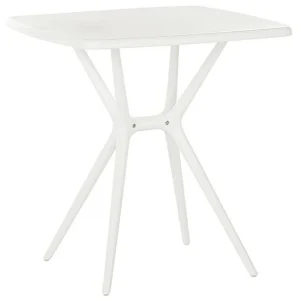Plegable y Portátil Mesa de balcón de material sintético blanco