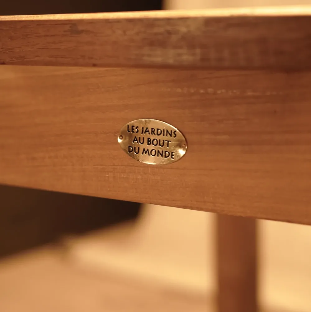 Plegable y Portátil Mesa de exterior de madera 80x80 estilo rústico