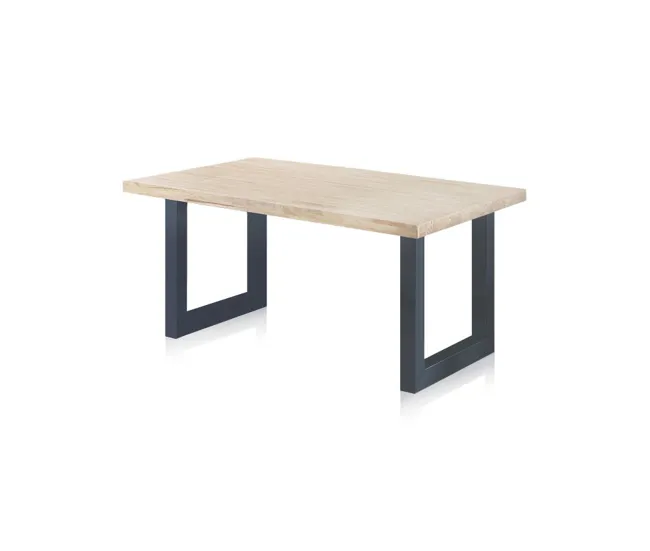 Plegable y Portátil Mesa de exterior Masi Roble salvaje - Antracita 160 x x 76 cm