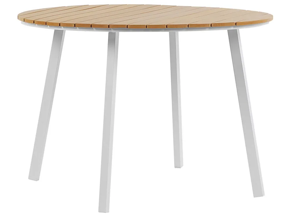 Plegable y Portátil Mesa de jardín cavoli 105 cm 105 cm marrón