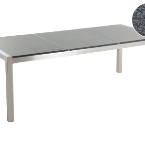 Plegable y Portátil Mesa de jardín grosseto 220 cm 100 cm pulido granito gris