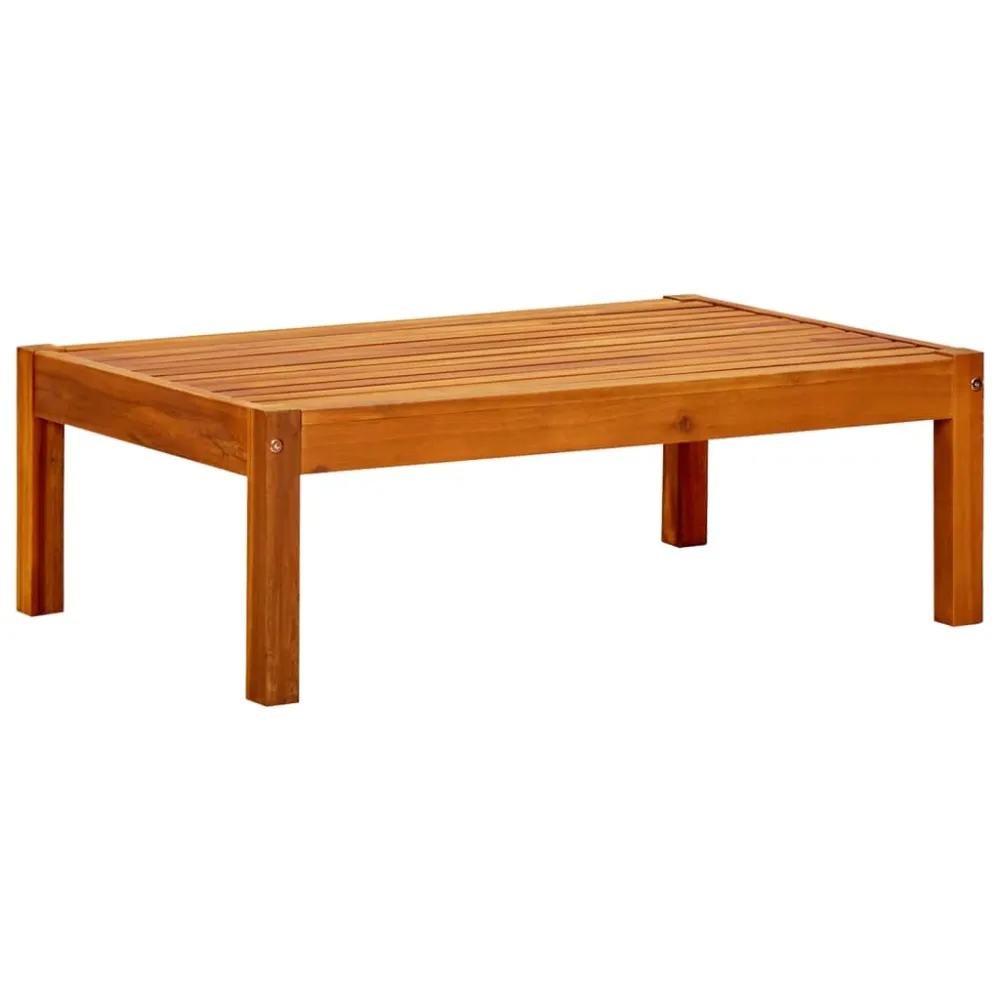 Plegable y Portátil Mesa de jardín de madera de acacia maciza 85x57x29 cm