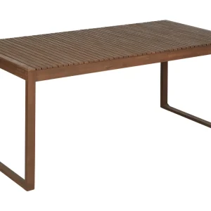 Plegable y Portátil Mesa de jardín sassari 180 cm 90 cm madera de acacia marrón tenebroso