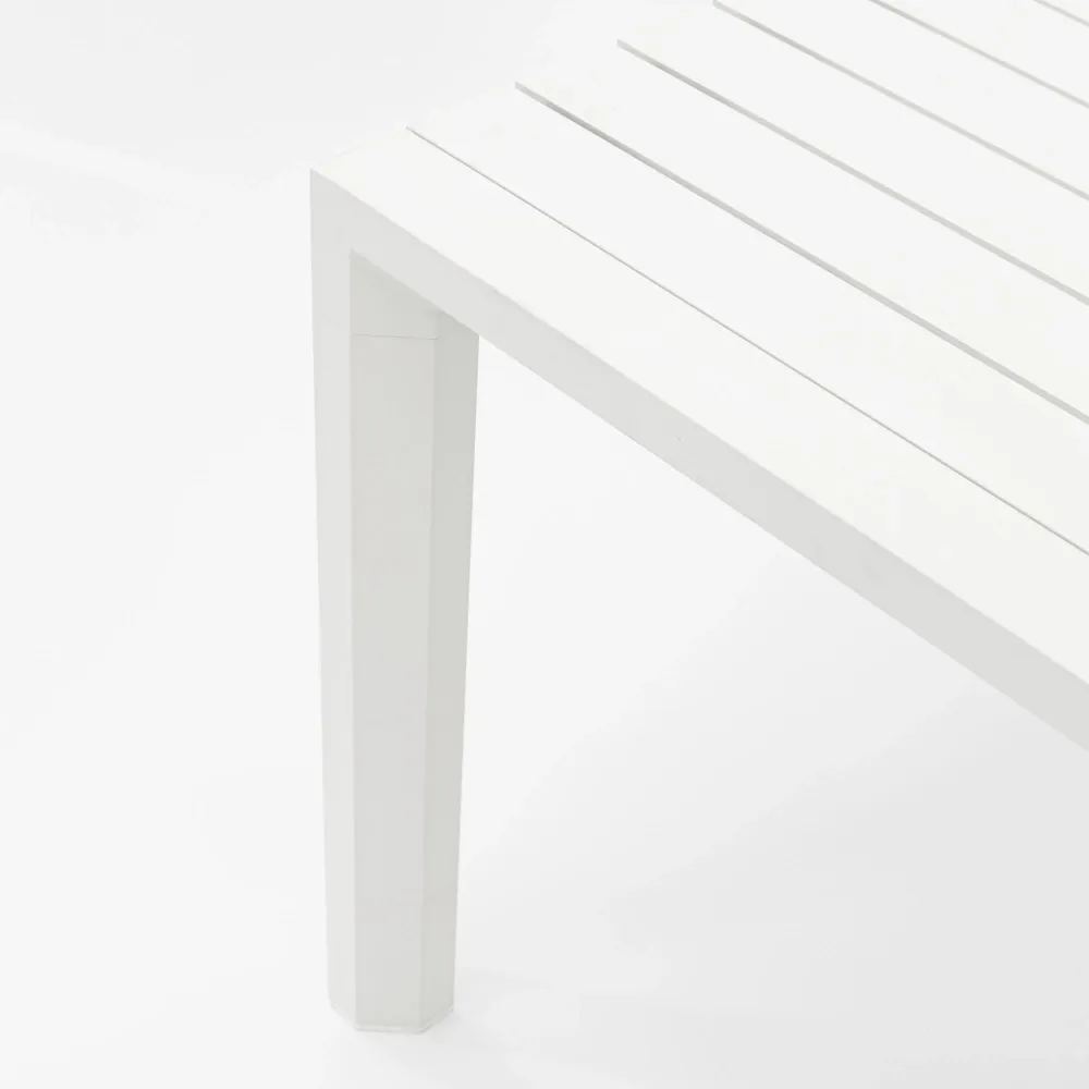 Premium de Aluminio Mesa extensible Noosa 220/340 blanca