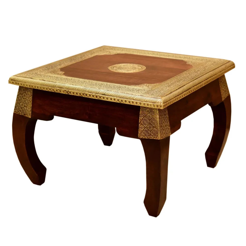 Premium de Aluminio Mesa oriental OPIUMTISCH MESSING L