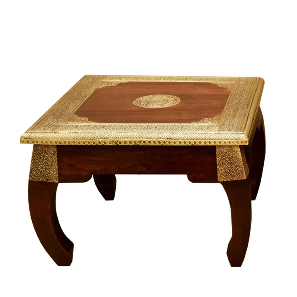 Premium de Aluminio Mesa oriental OPIUMTISCH MESSING L