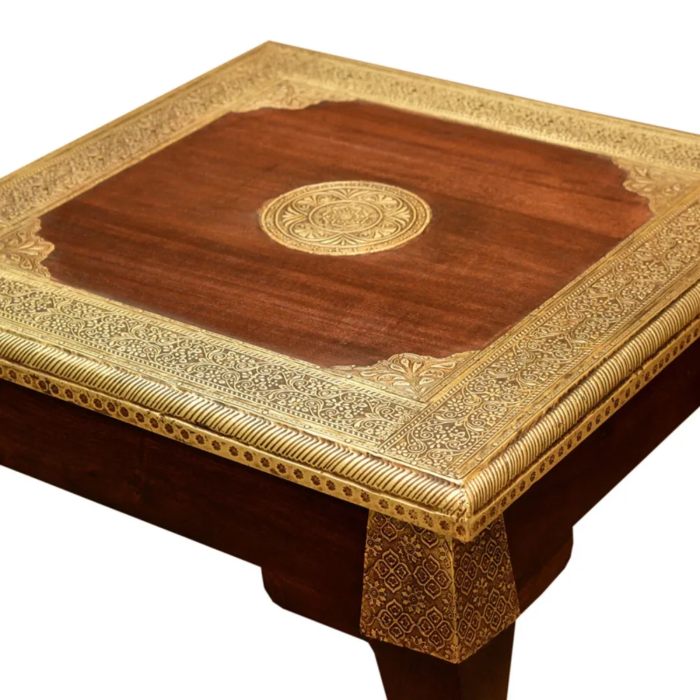 Premium de Aluminio Mesa oriental OPIUMTISCH MESSING L