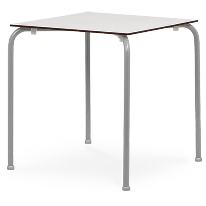 Premium de Aluminio Mesa para Restaurante Cuadrada Blanca
