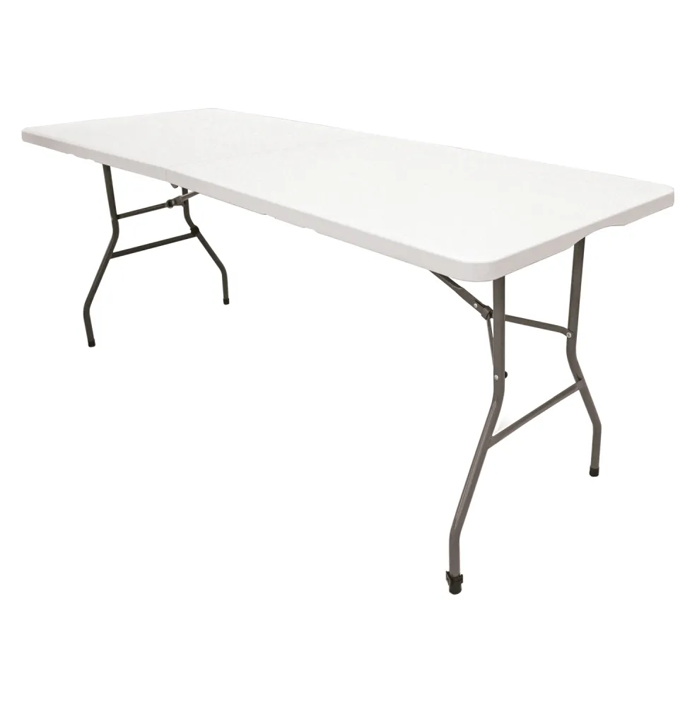 Premium de Aluminio Mesa plegable Liso 240cm 8/10 personas Normativa EN 581 Jardín/CateringTHW