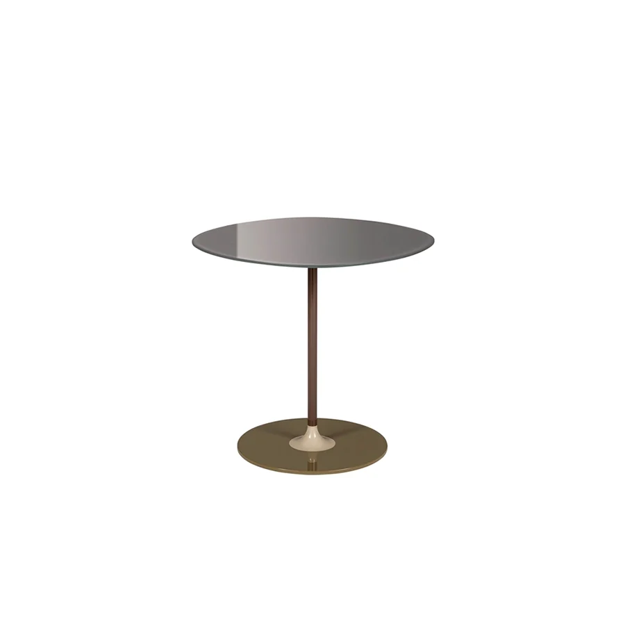 Thierry Table Medium Argénteo para Terraza y Balcón
