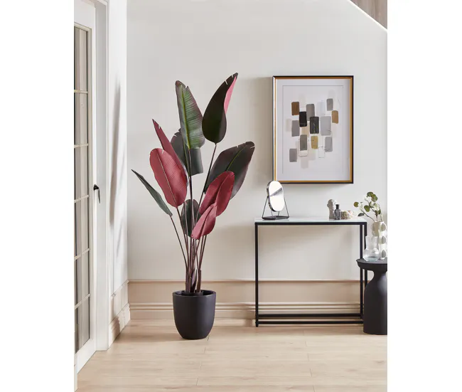 Escultura Decorativa Planta artificial en maceta 170 cm BANANA TREE