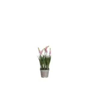 Estatuilla Clásica Jacinto con flor BLANCA marca MICA DECORATIONS