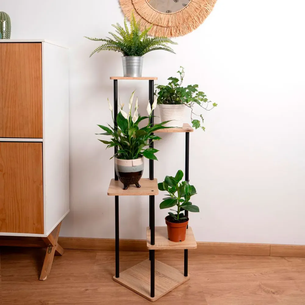 Mueble macetero MOA Vinthera 5 estantes madera 106,3x59,8x59,8 cm