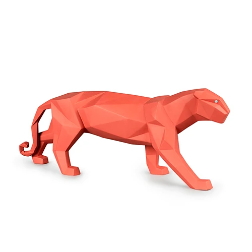 Panther Figurine Melocotón Matte