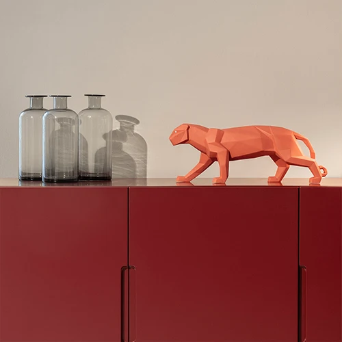 Panther Figurine Melocotón Matte