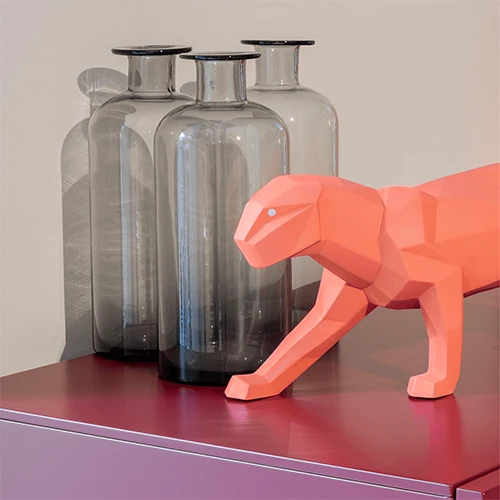 Panther Figurine Melocotón Matte