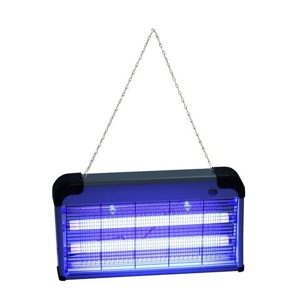 Antimosquitos Outsunny eléctrico luz UV gris 26,5x48,5x8,5 cm