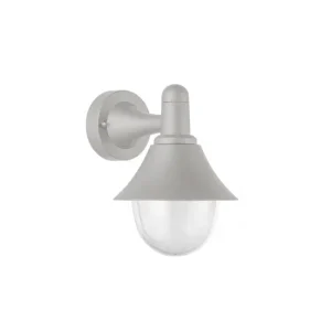 Cultivador Eléctrico aplique de exterior policarbonato color gris serie mentol 18.1cm