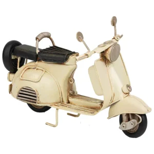 Cultivador Eléctrico Motocicleta de metálico en color marrón mide 18x7.5x11h cm