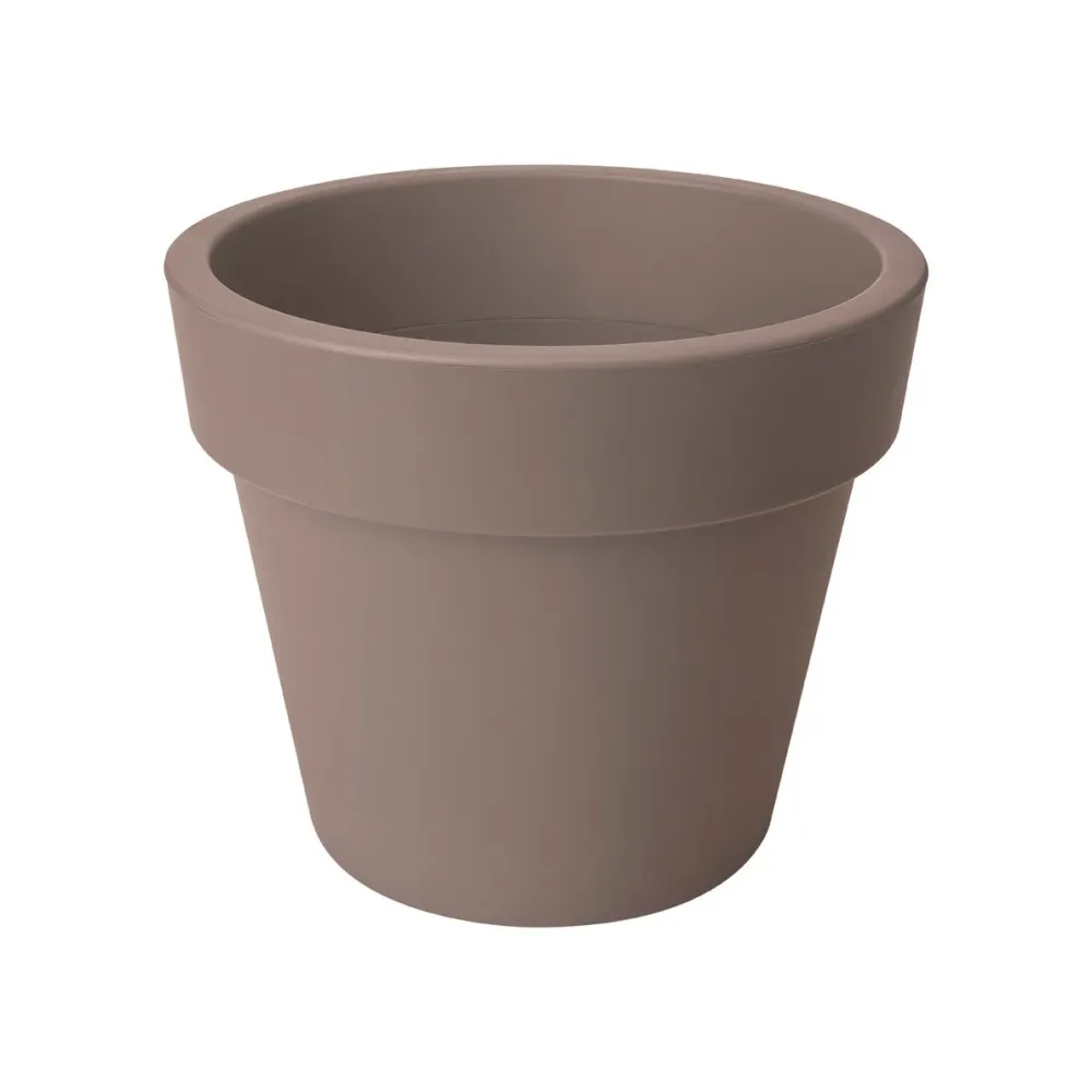 Matera Esmeralda Basics Top Planter 40 Cm Diámetro Taupe