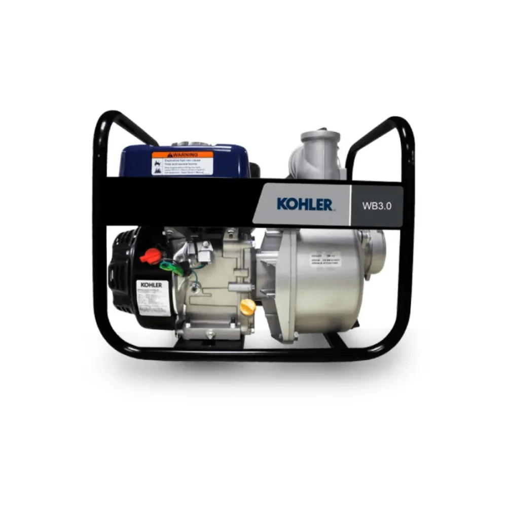 Motobomba Gasolina 3" x 3", Kohler | 1400W | Profundidad Ajustable