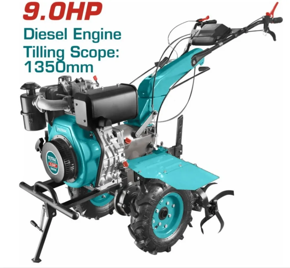 Motoculteur 9CV – TOTAL TUNISIA – Jardinage – TDC13501 para Labranza Profunda y Eficiente
