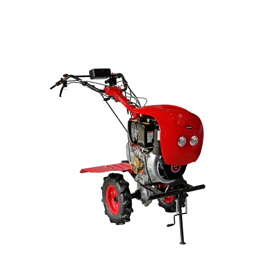 Motocultivador Diesel (X) 9 HP Con Kit Capot Toyama TDT110 para Huertos y Parterres