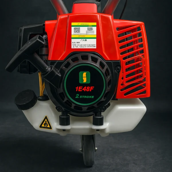 Motocultivador 2 T Jardin Gasolina Rotocultor 2.2kw 7500rpm con Ruedas de Transporte