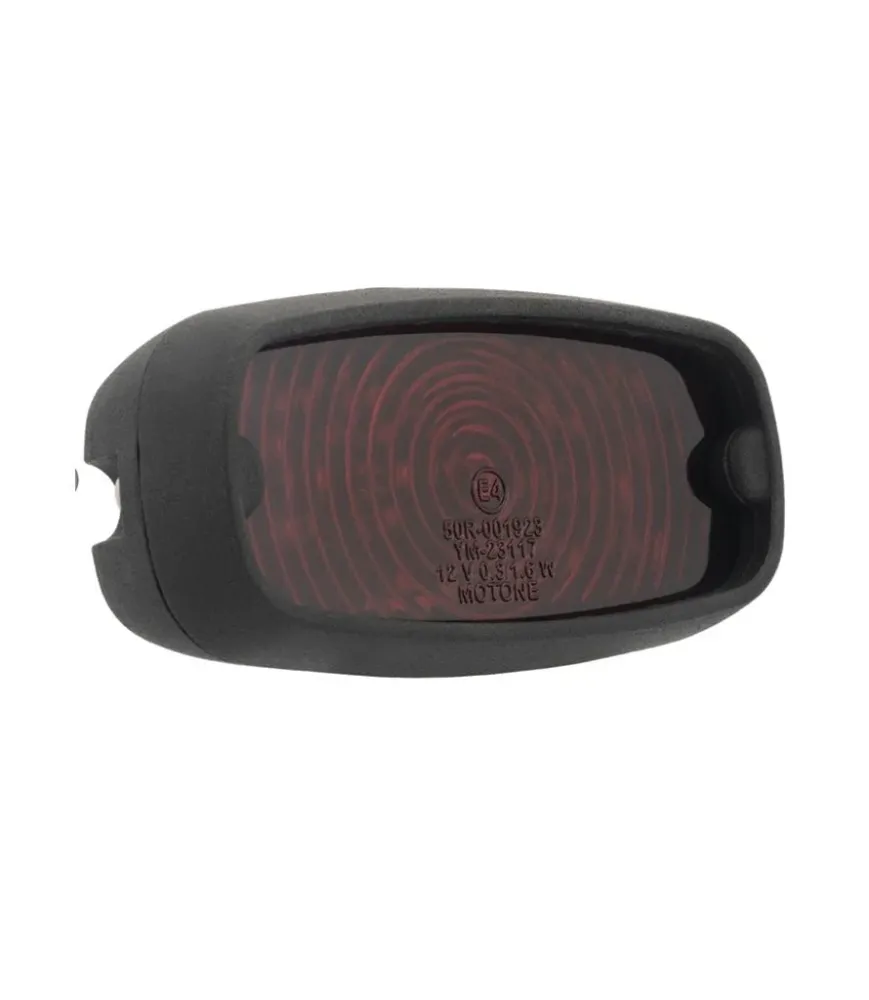 Motor de 4 Tiempos Lanterna Traseira LED Motone GORT - Preto Fosco