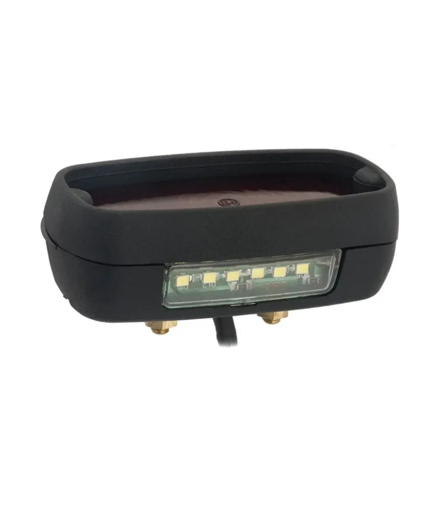 Motor de 4 Tiempos Lanterna Traseira LED Motone GORT - Preto Fosco