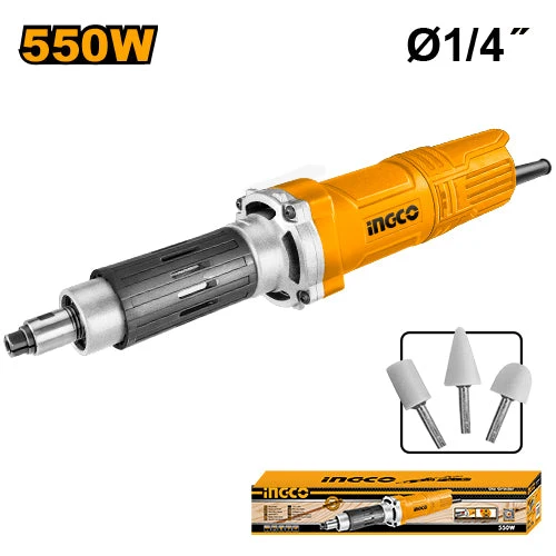 Mototool 110/120V 60Hz 550W 29000 Rpm 1/4" UPDG5501 con 4 Fresas de Acero