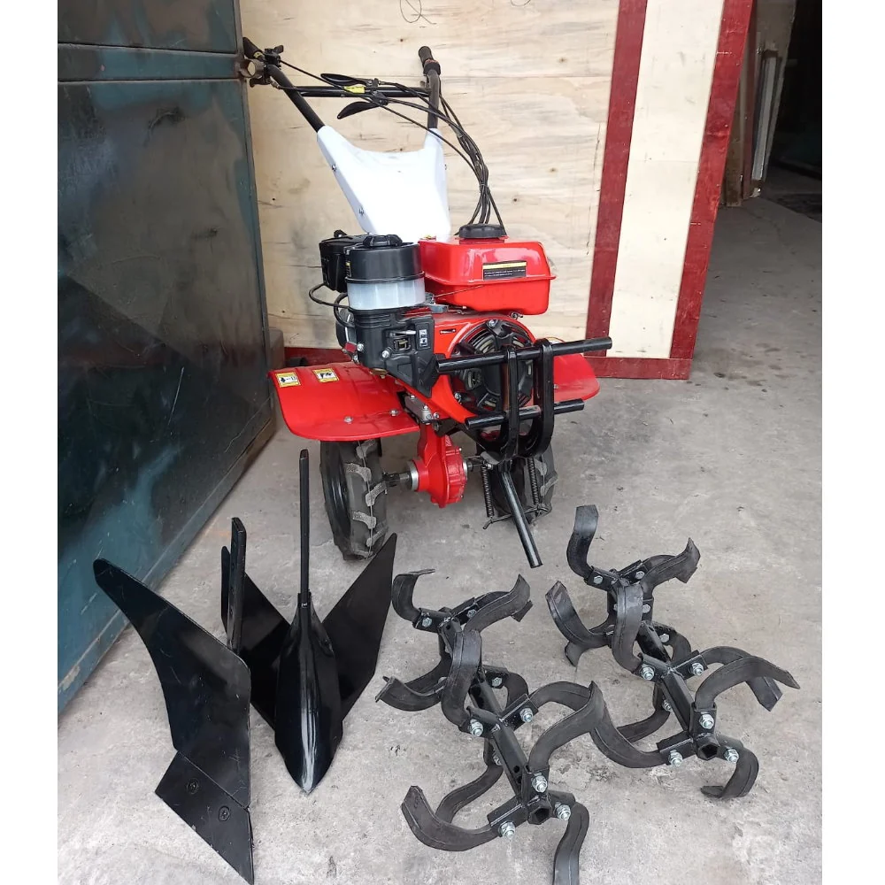 Máquina de Labranza 5 Oferta motocultivador agricola 6.5hp 4 en 1 $699000 (arado surcador rotovator ruedas)