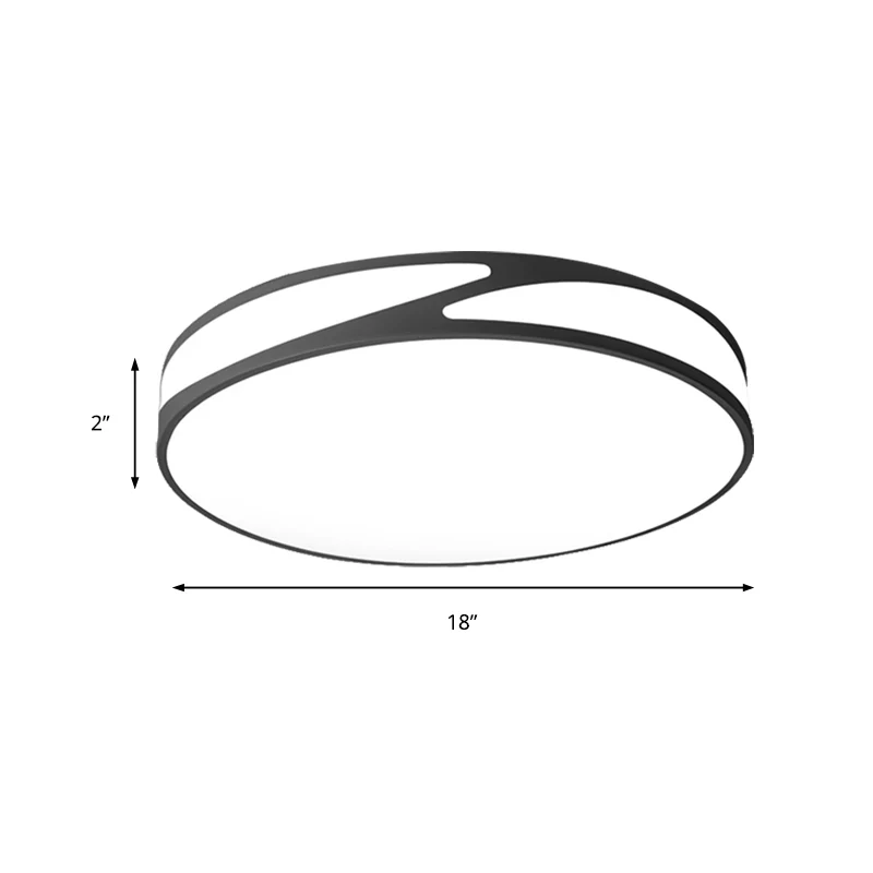 Profesional de Alto Rendimiento Plafoniera LED monocromatica nordica da incasso pannello sottile rotonda acrilico da 18/21...