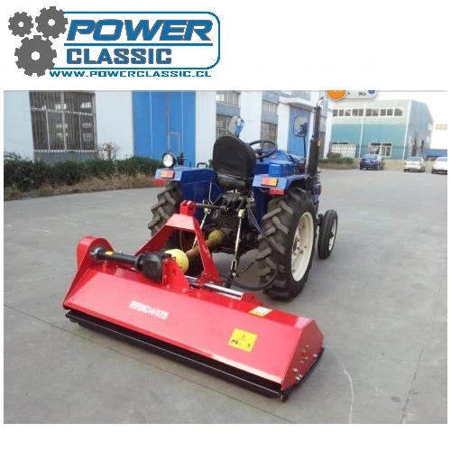 Trituradora maleza tractor 1.6m martillos (hasta 4cm martillos 800g) r2.34m para Labranza Profunda y Eficiente