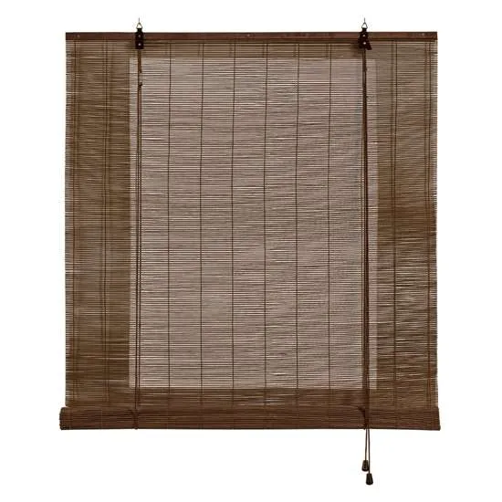 Estatuilla Decorativa de Storesdeco | estor de bambú, estor enrollable bambú marrón , 150 x 250 cm