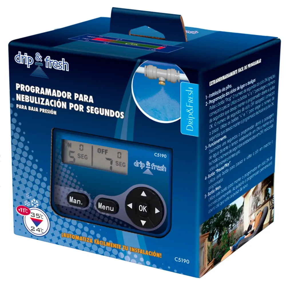 Fumigador Manual Programador lcd nebulización