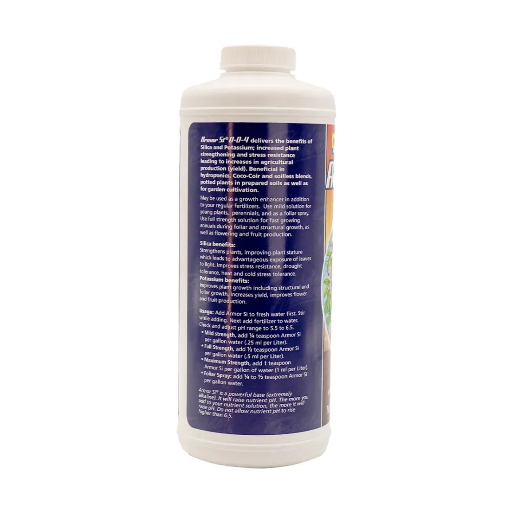 Armor Si | General Hydroponics - Suplemento De Silica De Rápida Absorción con Garantí del Fabricante