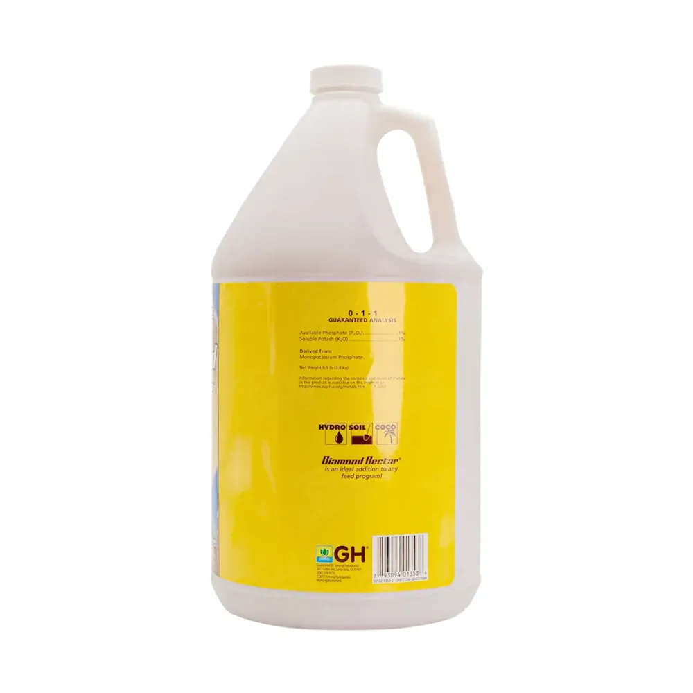 DIAMOND NECTAR | General Hydroponics - Ácidos Húmicos Y Fúlvicos, Potencia La Salud Y Desarrollo De Tus Plantas en Color B...