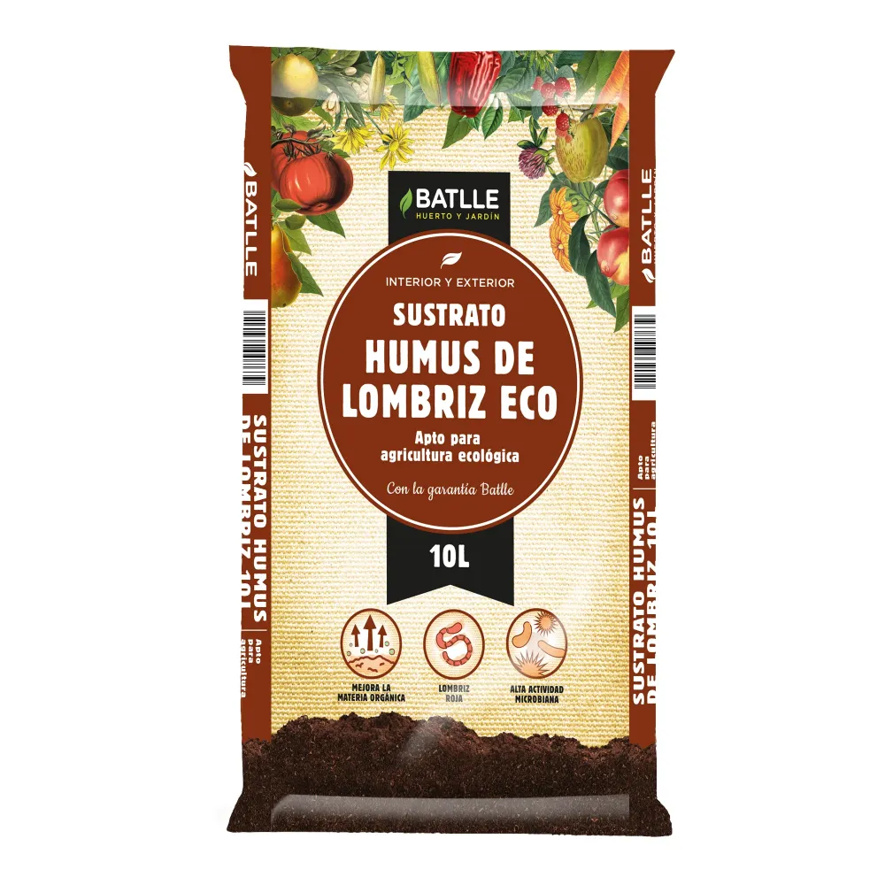 Humus de Lombriz ECO Batlle para Cultivo de Lechugas