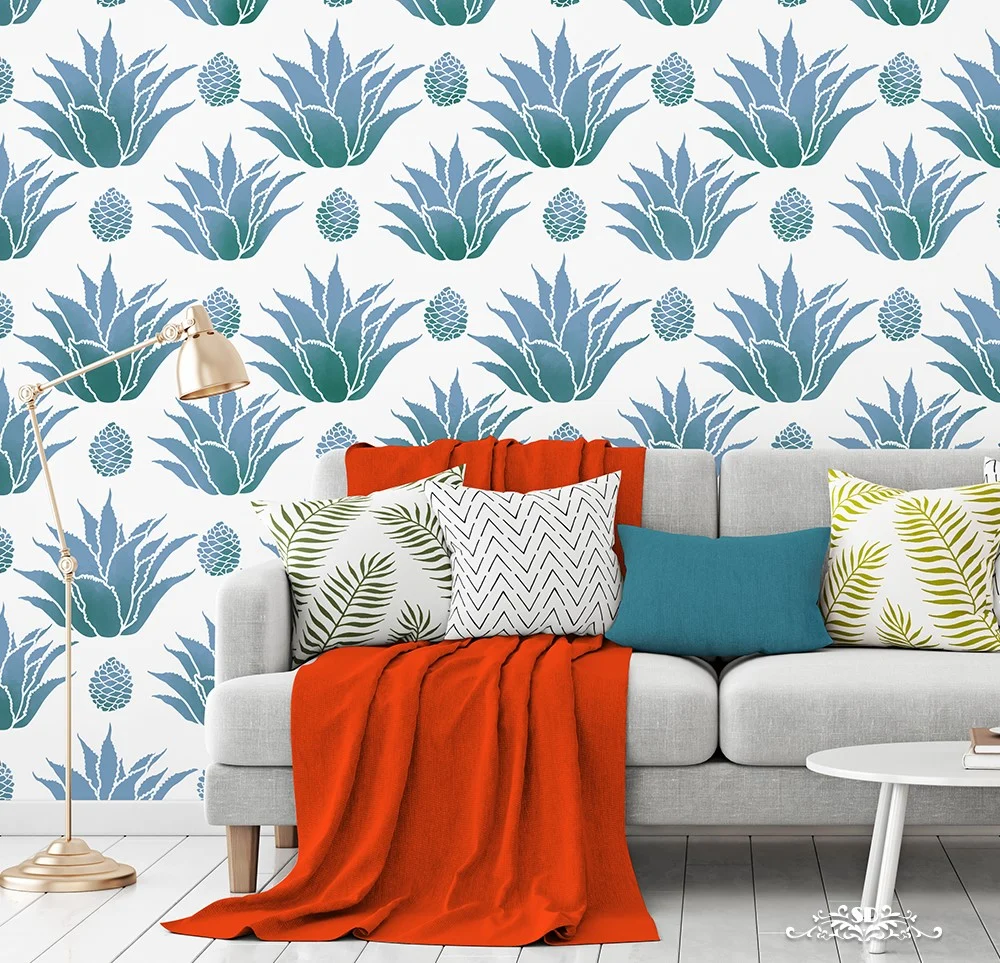 AGAVES STENCIL