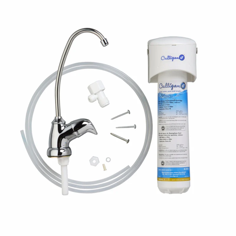 Sistema de filtración de agua debajo del fregadero Culligan para Culligan