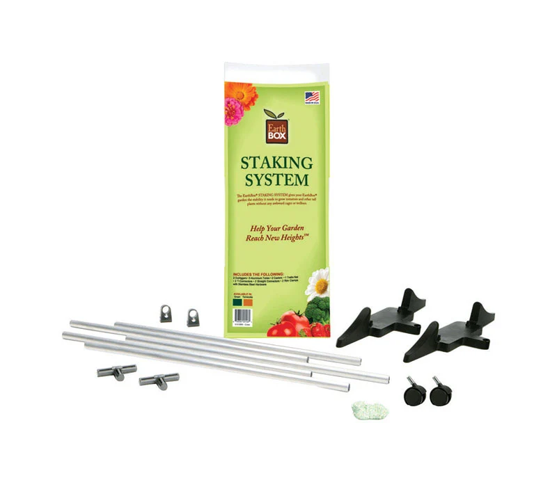 Kit de jardín en contenedor con sistema de estacas, color verde EarthBOX