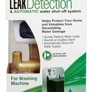 Válvula de latón para lavadora LeakSmart de Waxman, 3/4 FPT TX, 3/4 pulg. S MHT LeakSmart by Waxman
