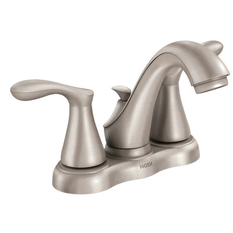 Grifo para lavabo Moen con sistema emergente de 4" y 1/2" con acabado cromado