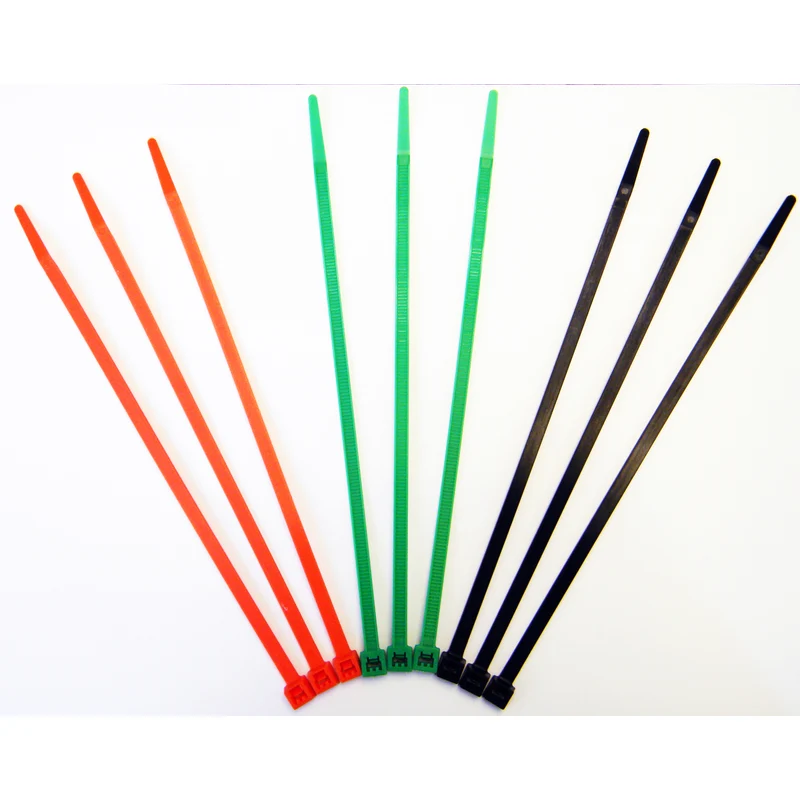 Bridas para cercas, paquete de 50, 7 pulgadas, color negro Tenax