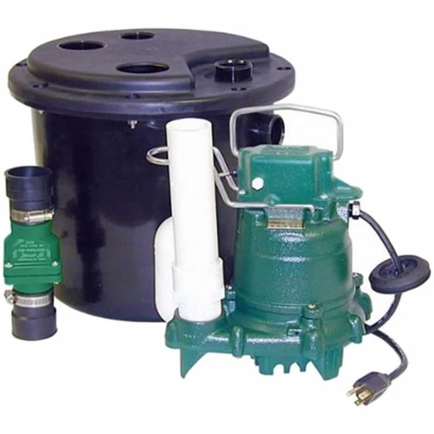 Sistema de bomba de drenaje/fregadero remoto Zoeller M53 de 1/3 HP con interruptor de flotador vertical Zoeller Co