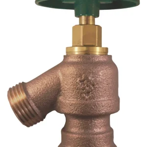 Válvula de jardín de latón con manguera FIP de 1/2 o 3/4 pulg. con punta de flecha Arrowhead
