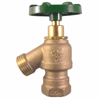 Válvula de jardín de latón con manguera FIP de 1/2 o 3/4 pulg. con punta de flecha Arrowhead