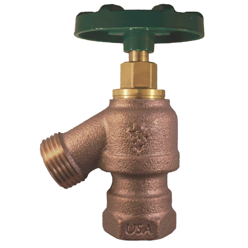 Válvula de jardín de latón con manguera FIP de 1/2 o 3/4 pulg. con punta de flecha Arrowhead