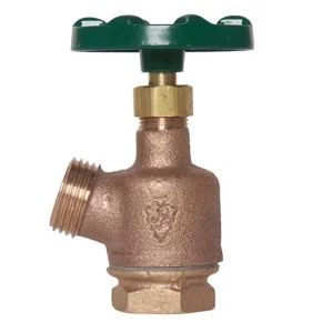 Válvula de jardín de latón con manguera FIP de 3/4 pulg. con punta de flecha Arrowhead
